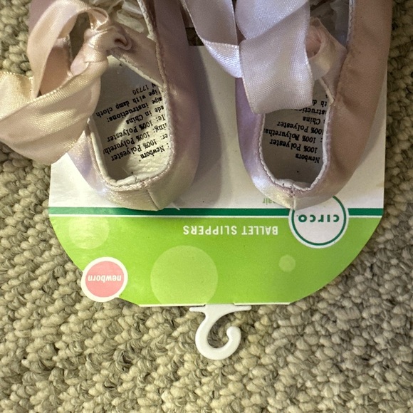 Pink Ballet Slippers for Kids - Picture 1 of 2